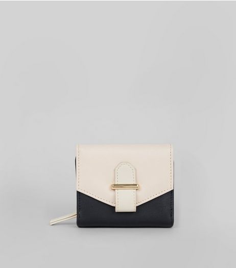 Black Small Contrast Purse | New Look
