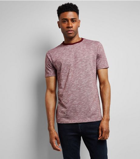 Red Marl T-Shirt | New Look