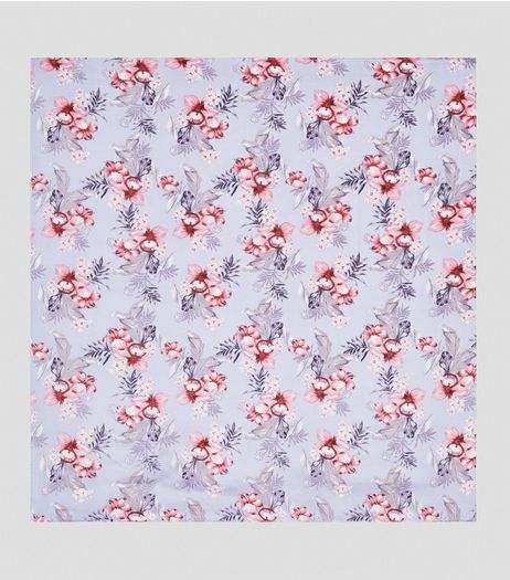 Lilac Floral Print Bandana | New Look