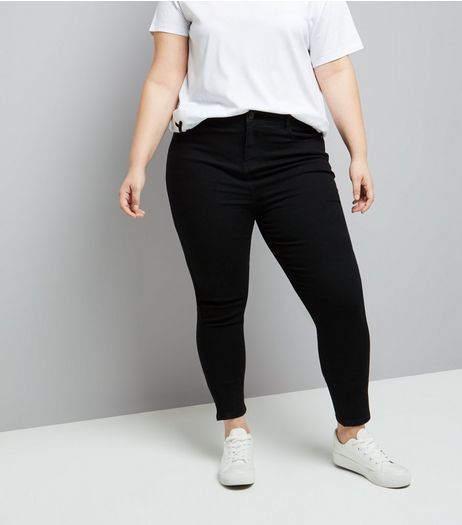Curves Black Skinny Jeans | New Look