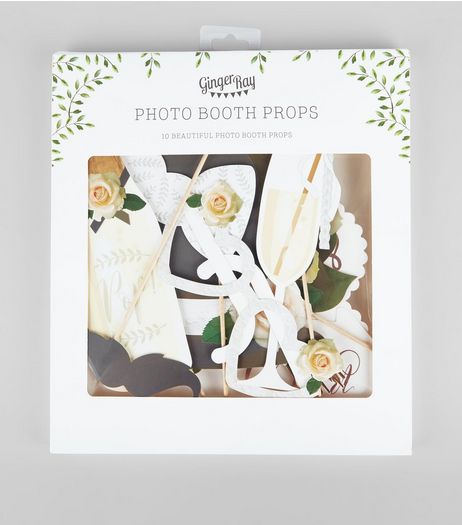 Cream Wedding Photo Booth Prop Pack | New Look