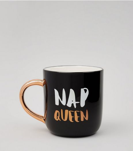 Black Nap Queen Mug | New Look