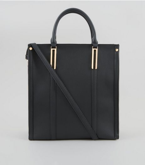 Black Oversized Tote Bag | New Look