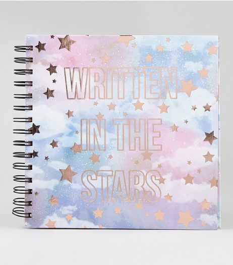 Multicoloured Slogan Print Scrapbook | New Look