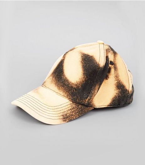 Black Bleached Cap | New Look