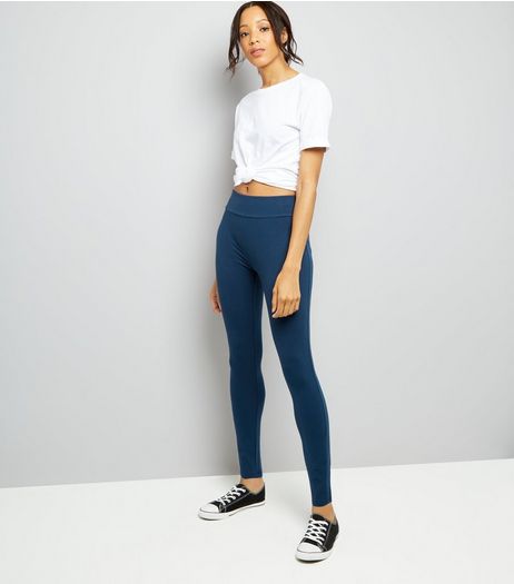 Blue High Waisted Leggings | New Look