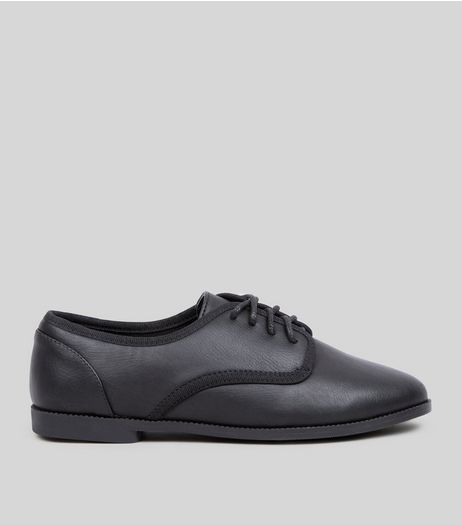Teens Black Lace Up Brogues | New Look