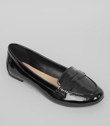 new look black shoes flat