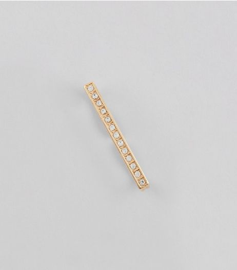 Gold Rectangle Scaffold Bar | New Look