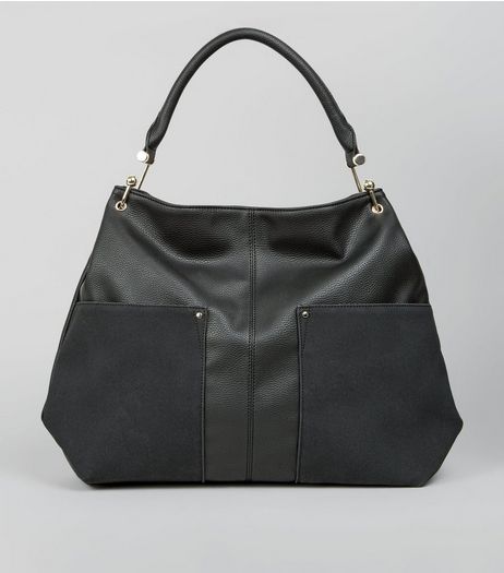 Black Gold Hook Tote Bag | New Look