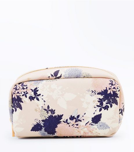 Pink Floral Make Up Bag | New Look
