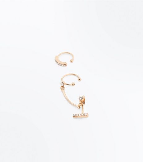 2 Pack Hoop and Swing Earrings Set | New Look