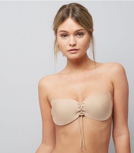 Nude C Cup Stick On Bra | New Look