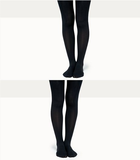 Teens 2 Pack Black 70 Denier Tights | New Look