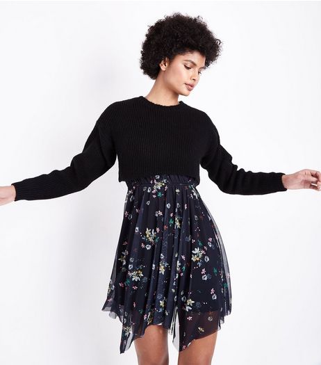 Black Cropped Jumper | New Look