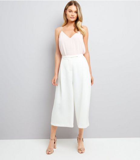Apricot Cream Crepe High Waist Culottes | New Look